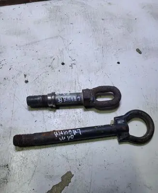 Towing hook eye