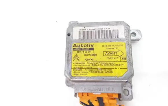Citroen Xantia Airbag control unit/module 550740900 9637169880