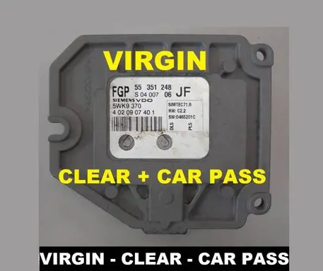Opel Astra H Engine control unit/module ECU 5WK9370 55351248 4020907401