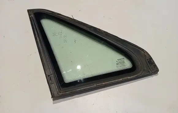 Rear vent window glass