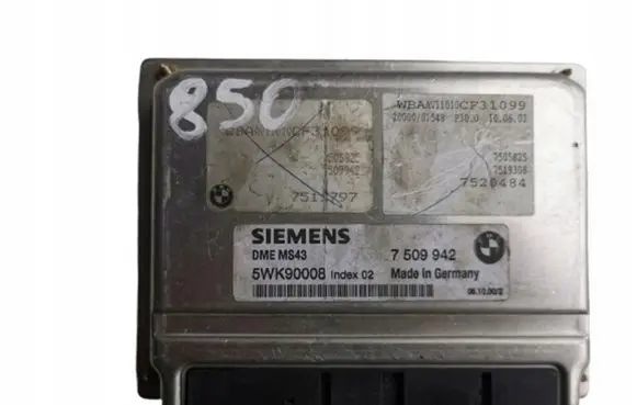 BMW 3 E21 Engine ECU kit and lock set 5WK90008- 5WK90008 7509942