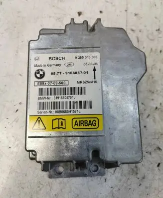 BMW 1 E81 E87 Airbag control unit/module 9166057 0285010066 31916605701J