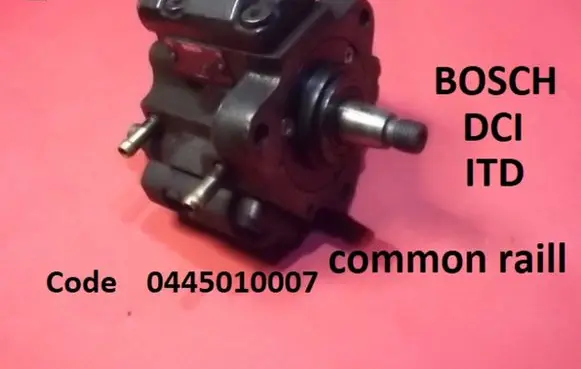 Fiat Multipla Fuel injection high pressure pump 0445010007