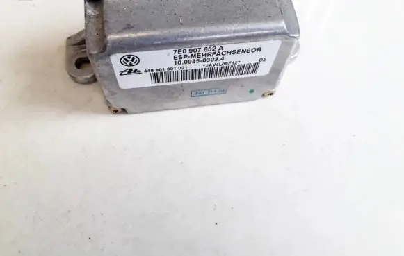 Volkswagen Touareg I ESP acceleration yaw rate sensor 7e0907652a 10.0985-0303.4