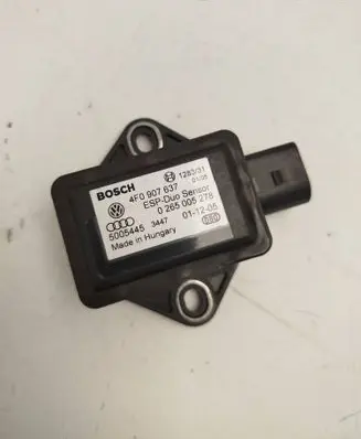 Audi A6 S6 C6 4F ESP acceleration yaw rate sensor 4F0907637 5005445 0265005278