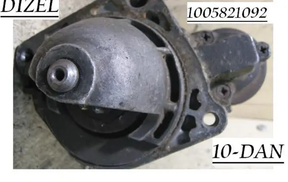 Fiat Punto (176) Starter motor 1005821092