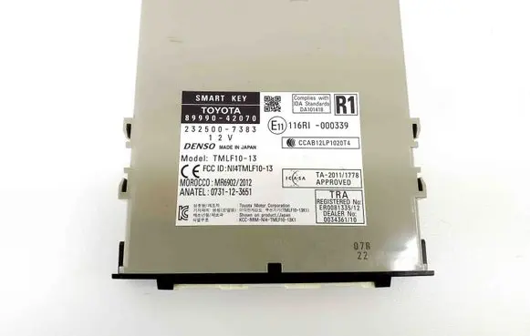 Keyless (KESSY) go control unit/module