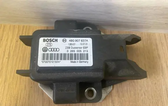 Audi A6 S6 C5 4B ESP acceleration yaw rate sensor 4B0907637A 0265005213 07207010150N