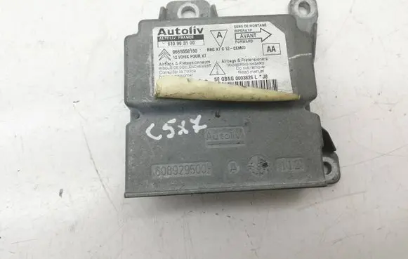 Citroen C5 Airbag control unit/module 9665558180 610963100