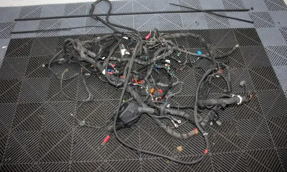 Engine installation wiring loom