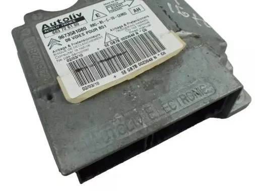 Citroen C4 I Airbag control unit/module 9673581080 603726100