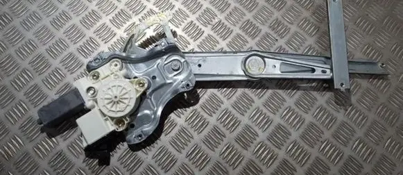 Sliding door window regulator with motor