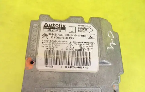 Citroen C4 Grand Picasso Airbag control unit/module 606474700 9664217980