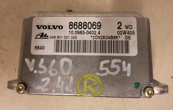 Volvo S60 ESP acceleration yaw rate sensor 8688069 8688068 10098504024