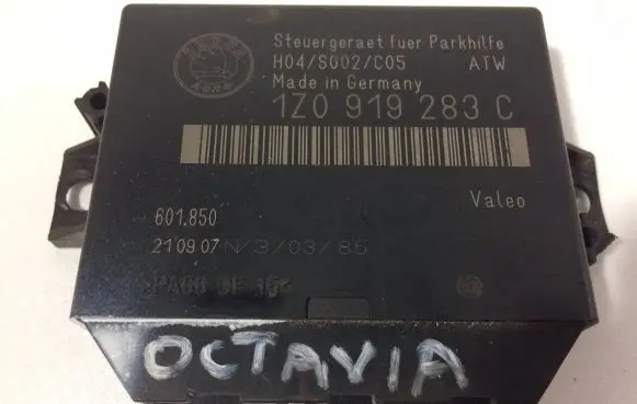 Skoda Octavia Mk2 (1Z) Parking PDC control unit/module 1Z0919283C 601850 HQ4S002C05