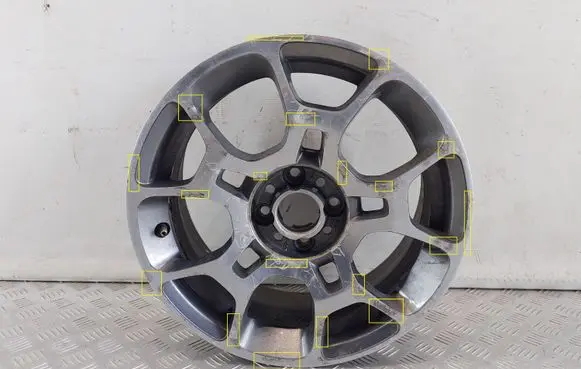 Fiat 500 R16 alloy rim 1UF17TRMAA 0000052009577