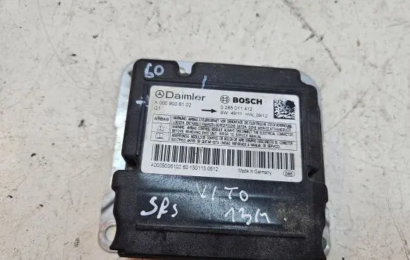 Mercedes-Benz Vito Viano W639 Airbag control unit/module A0009006102