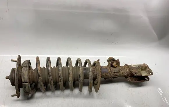 Front shock absorber with coil spring