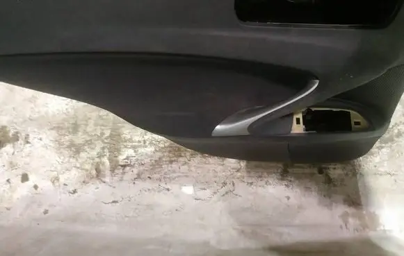 Rear door card panel trim