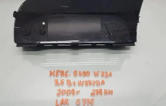 Mercedes-Benz S W221 Speedometer (instrument cluster) A2219009301