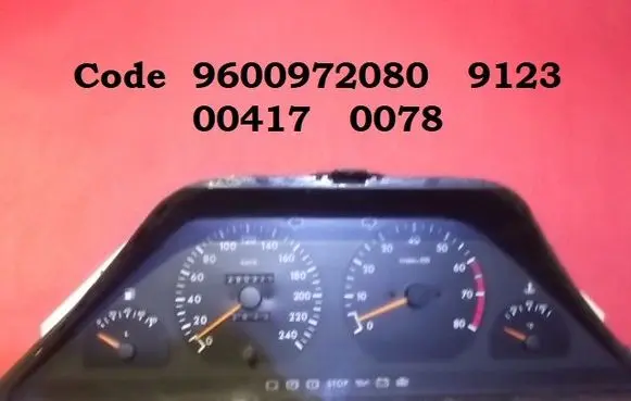 Peugeot 605 Speedometer (instrument cluster) 9600972080 9123