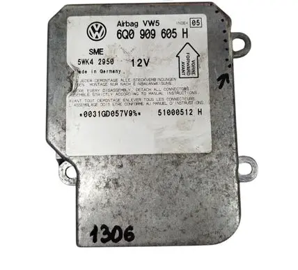 Volkswagen Sharan Airbag control unit/module 6Q0909605H