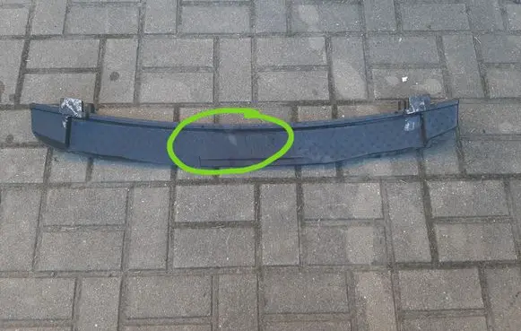 Nissan Micra K14 Front bumper foam support bar 620915FA0A
