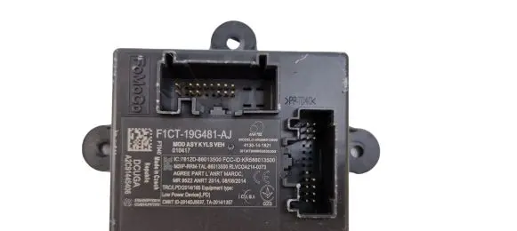Ford Escape III Keyless (KESSY) go control unit/module F1CT19G481 F1CT19G481AJ A2C91445406