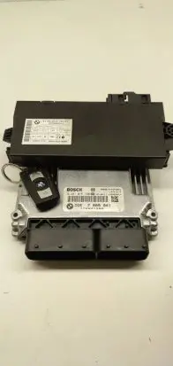 BMW 5 E60 E61 Engine ECU kit and lock set 7809941 0281015130 170041280