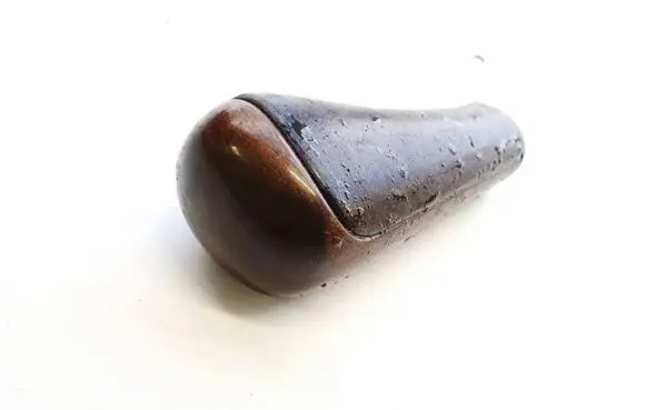 Gear lever shifter trim leather/knob