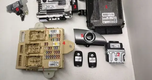 KIA Sorento Engine ECU kit and lock set 954002P456