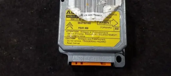Citroen Xsara Picasso Airbag control unit/module 9632167780 550776300