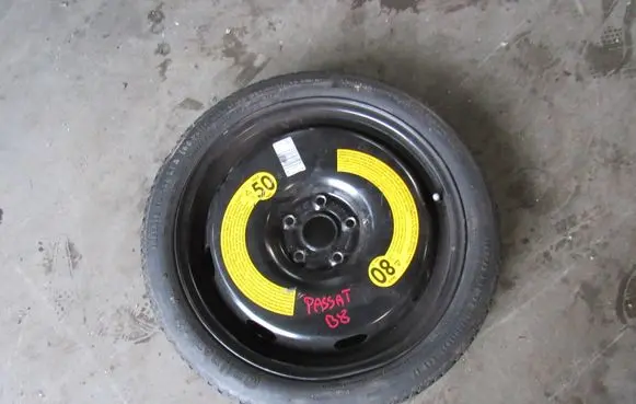 Volkswagen PASSAT B8 R18 spare wheel 