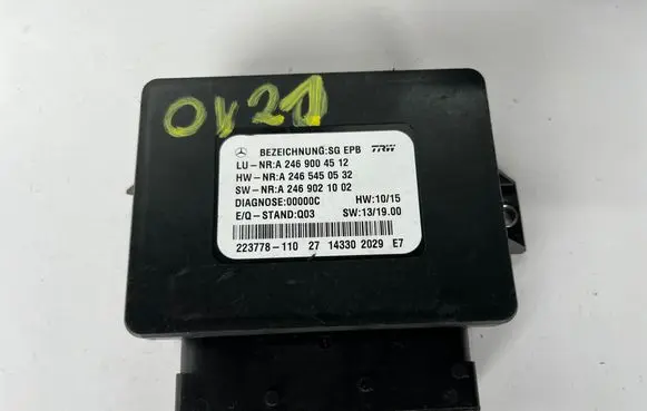 Mercedes-Benz ML W166 Hand brake control module A2469004512 A2465450532 A2469021002