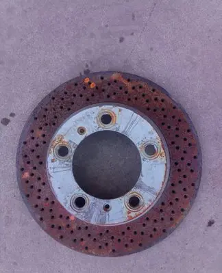 Porsche Boxster 987 Rear brake disc