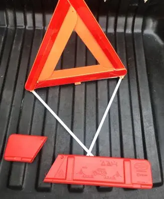 Emergency warning sign