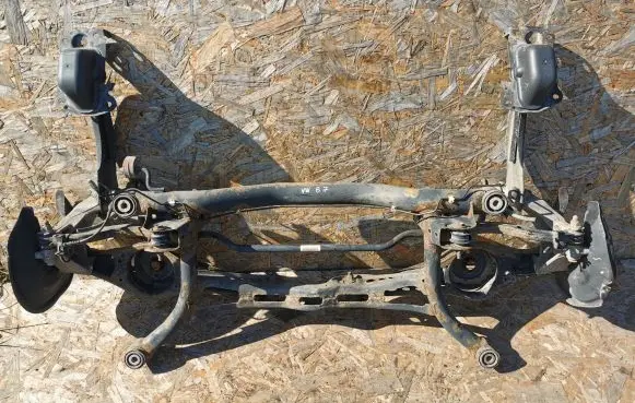Volkswagen PASSAT B7 Rear axle beam 3C0505235AC 1K0511305DS