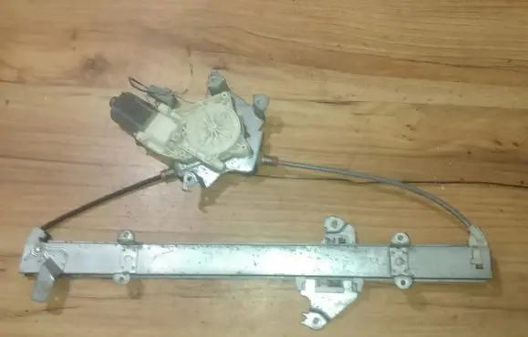 Sliding door window regulator with motor