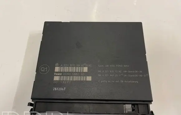 Seat control module