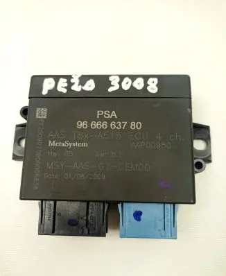 Peugeot 3008 I Parking PDC control unit/module 9666663780