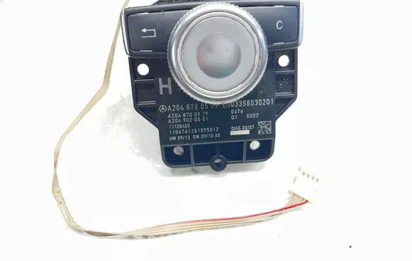 Mercedes-Benz C W204 Multifunctional control switch/knob A2048700579 A2049020501 A2048700979