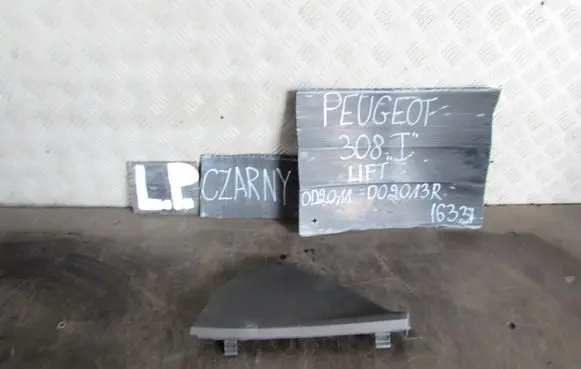 Peugeot 308 Parcel shelf load cover 9655989577