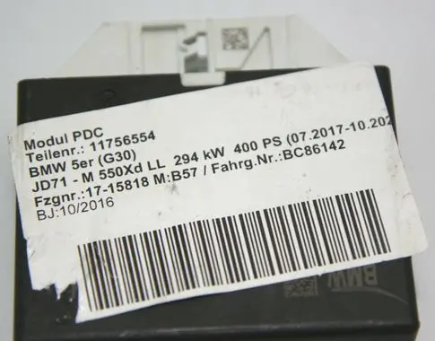 BMW 7 G11 G12 Other control units/modules 66209418458 9418458