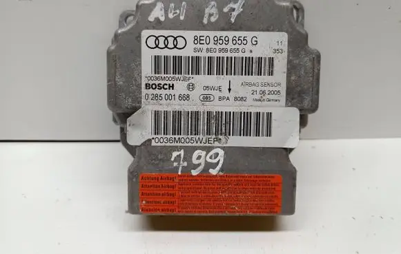Audi A4 S4 B7 8E 8H Airbag control unit/module 8E0959655G 0285001668