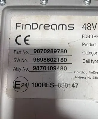 Fiat 600 Hybrid / electric car battery 9870289780 34004N 9870109480