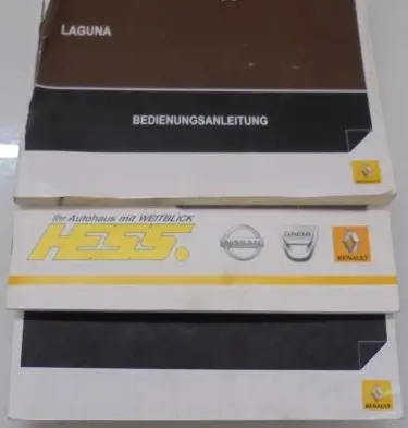 Renault Laguna III Owners service history hand book 5382141