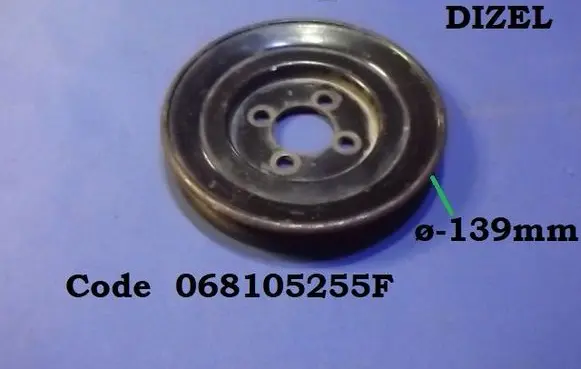 Volkswagen PASSAT Crankshaft pulley 068105255F