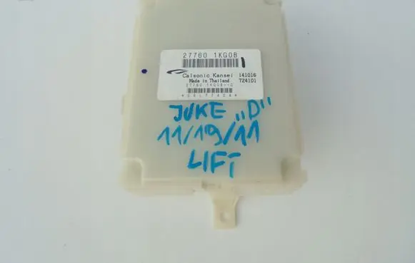 Nissan Juke I F15 Air conditioner control unit module 277601KG0B