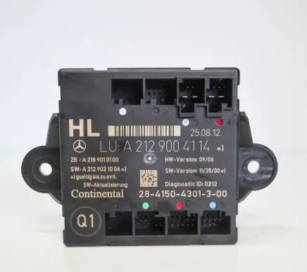 Mercedes-Benz C W204 Door control unit/module A2129004114