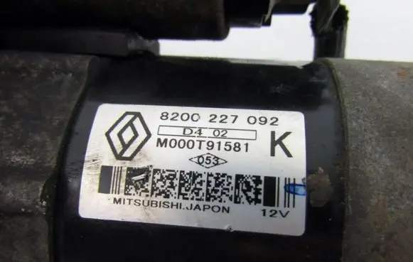 Renault Scenic II - Grand scenic II Starter motor 8200227092